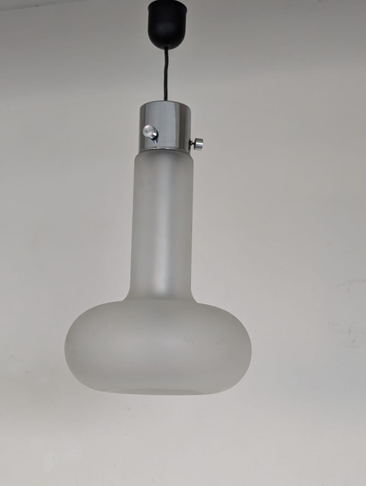 Convex Suspension Lamp by Cierre Lampadari, 1970s In condizioni buone in vendita a Medesano, Parma
