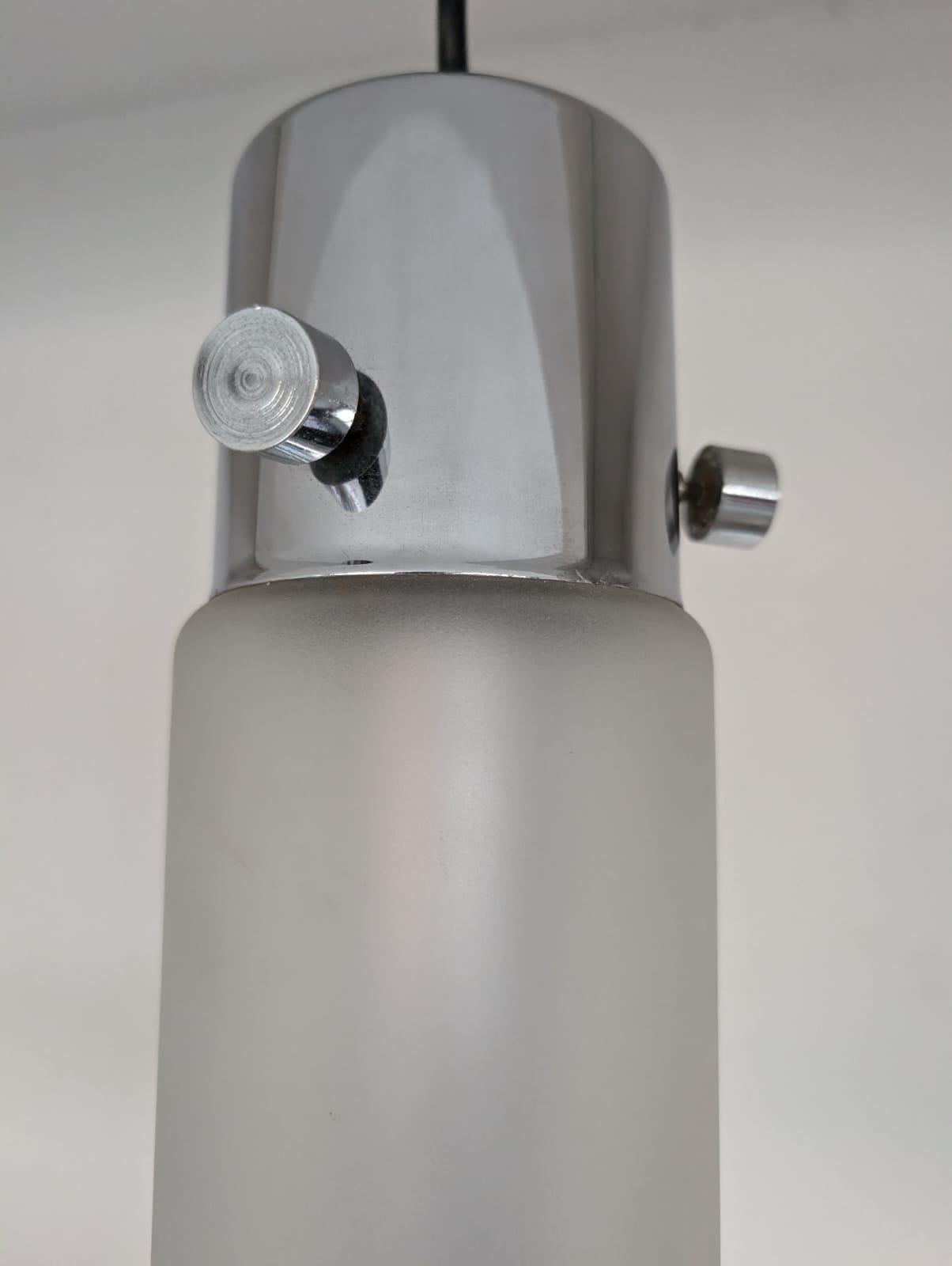 Late 20th Century Convex Suspension Lamp by Cierre Lampadari, 1970s in vendita