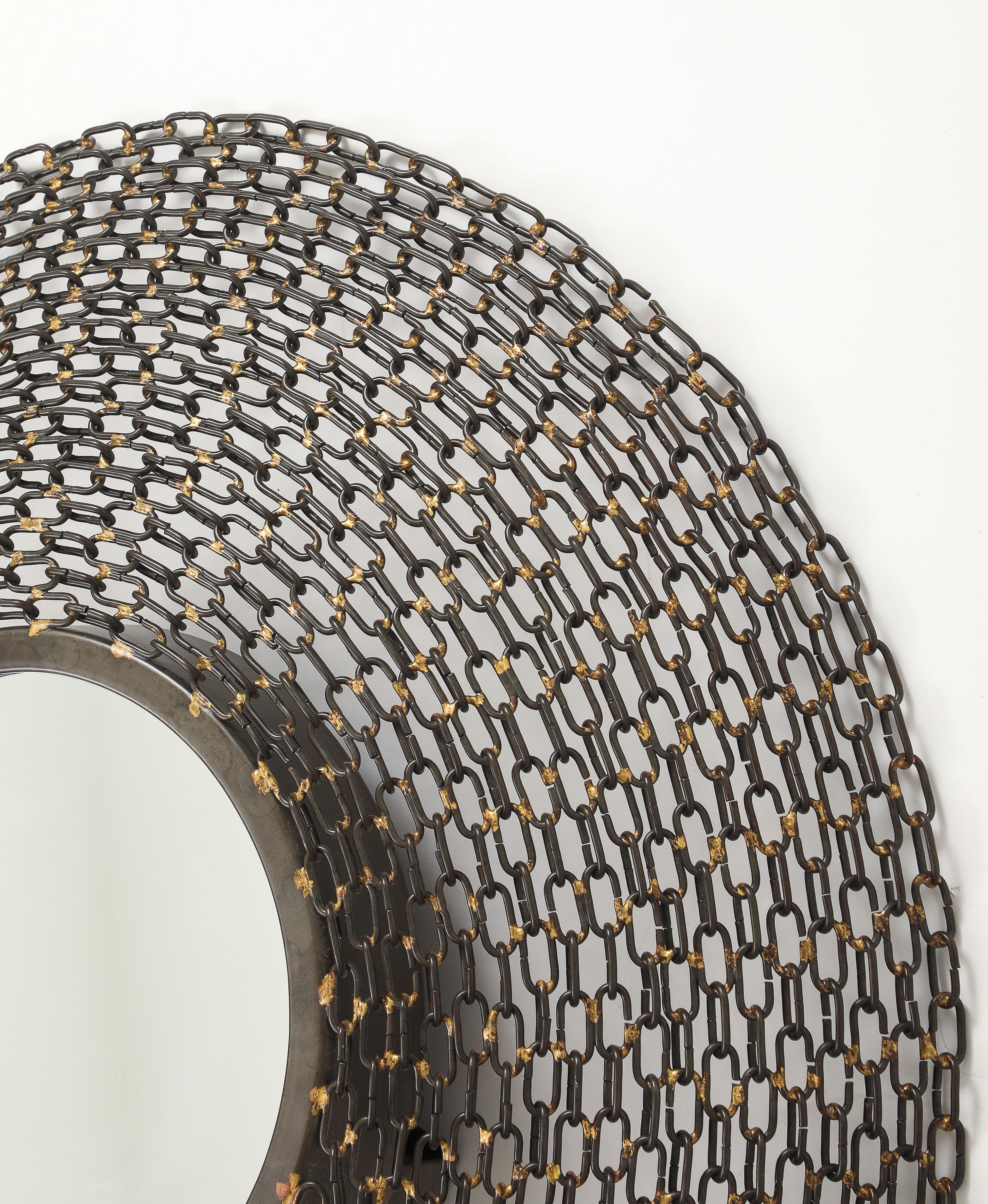 Convex Welded Chain Link Mirror For Sale 1