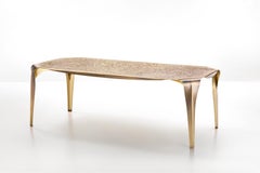 Convivium Dining Table by De Castelli - Brass, Post-Modern Design