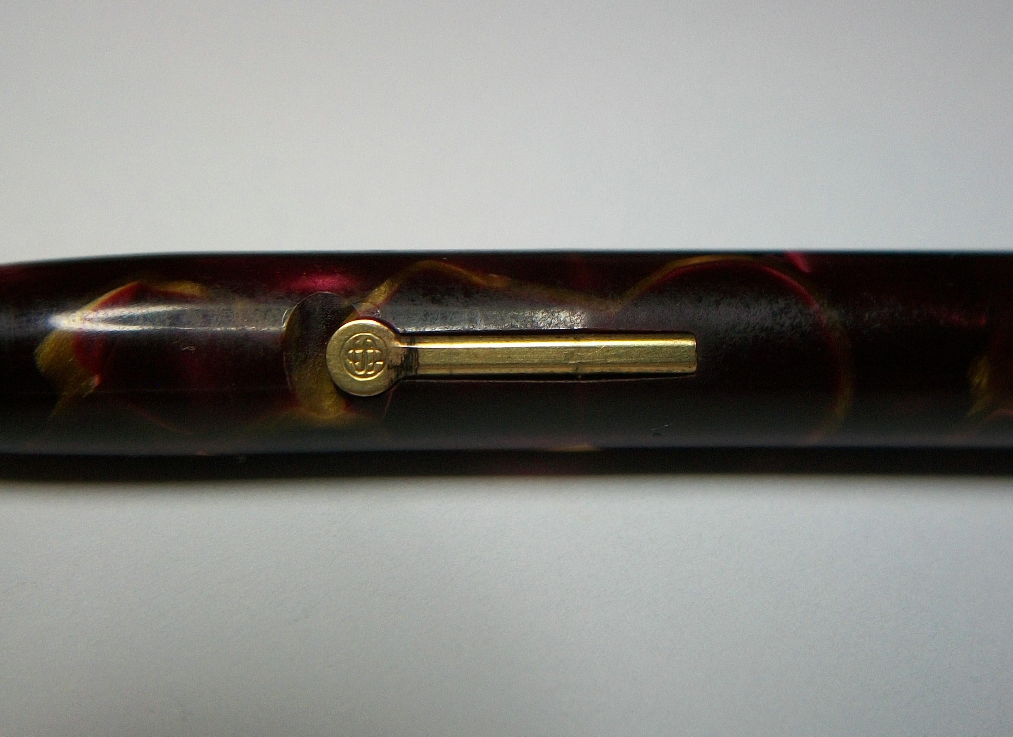 CONWAY STEWART - Dinkie 550 - Stylo Plume - Plume Or 14K - K.K. - Circa 1955 en vente 6