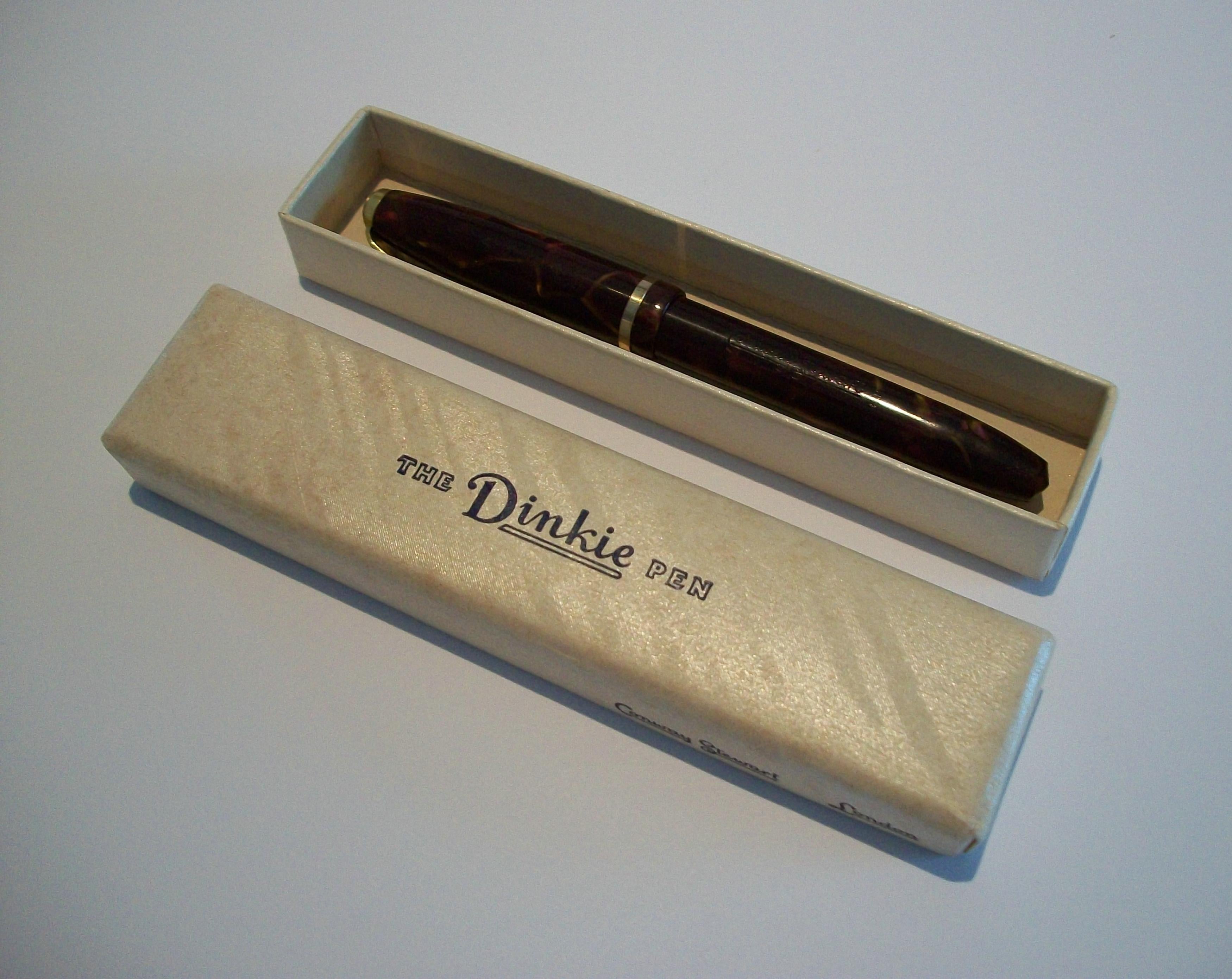 CONWAY STEWART - Dinkie 550 - Stylo Plume - Plume Or 14K - K.K. - Circa 1955 en vente 10