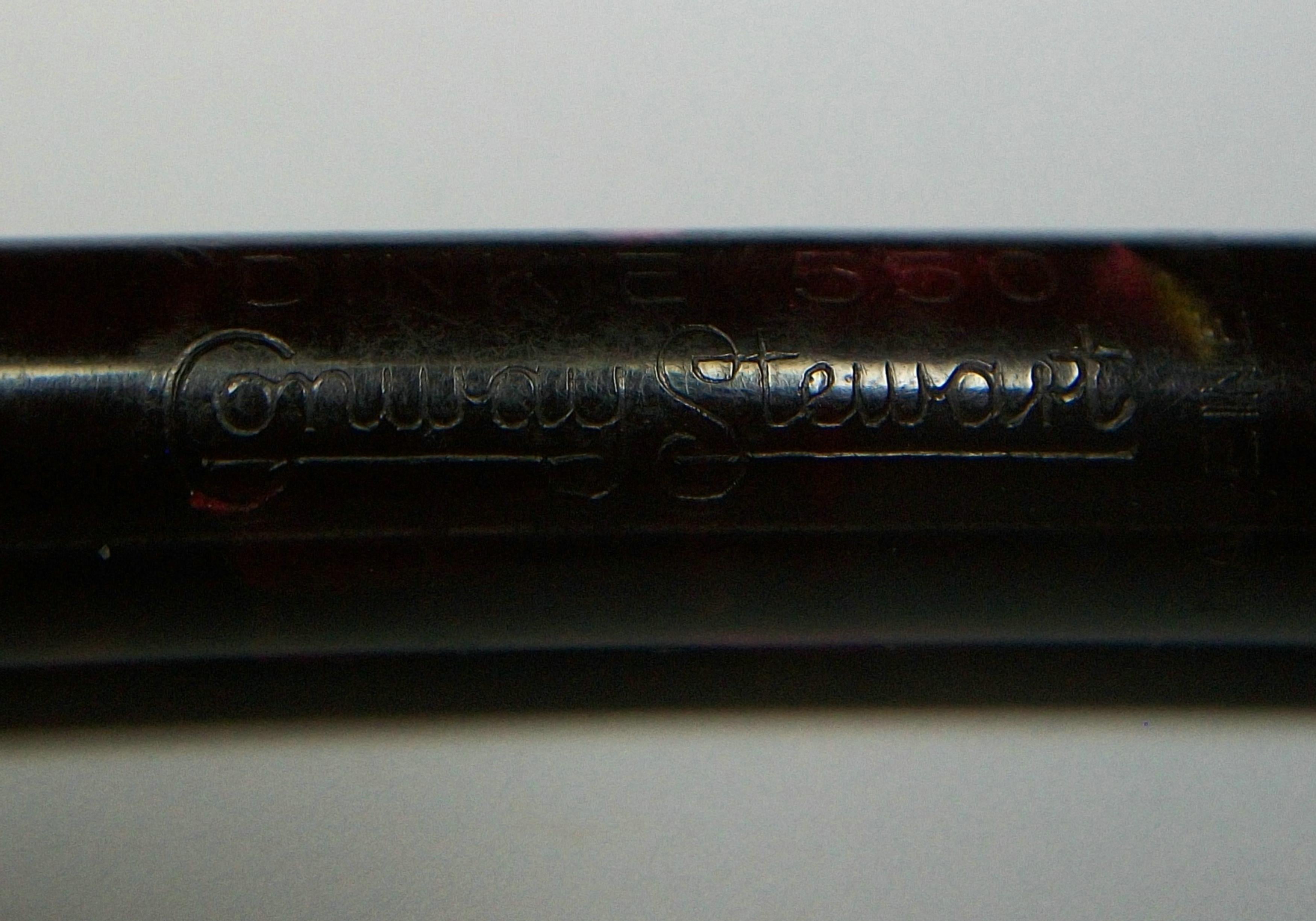 CONWAY STEWART - Dinkie 550 - Stylo Plume - Plume Or 14K - K.K. - Circa 1955 en vente 4