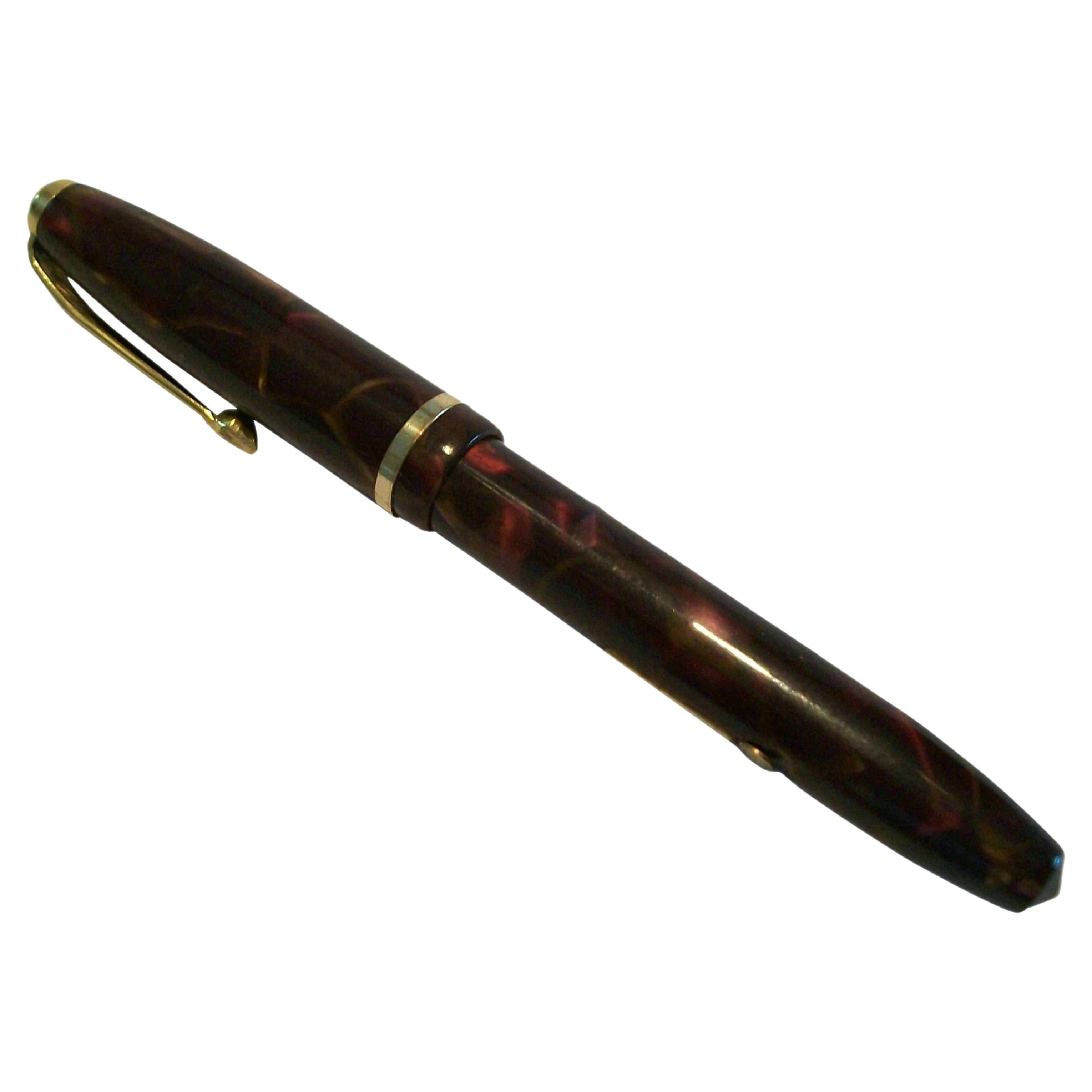 CONWAY STEWART - Dinkie 550 - Füllfederhalter - 14K Goldfeder - U.K. - CIRCA 1955