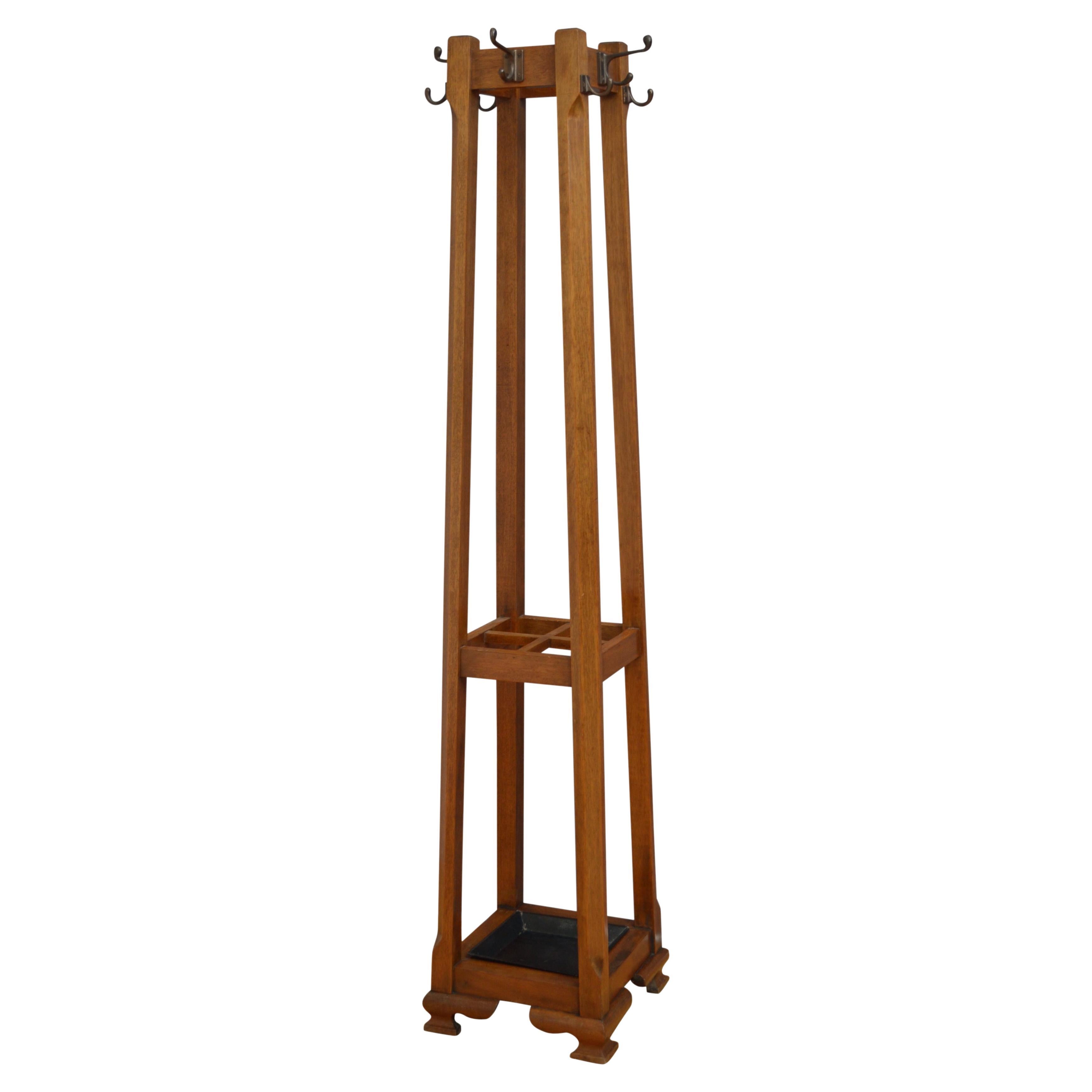 Alex Earl the Simon Coat Stand Solid Timber For Sale at 1stDibs