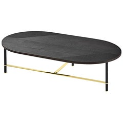 Cookies Coffee Table with Wooden Top by Gallotti & Radice