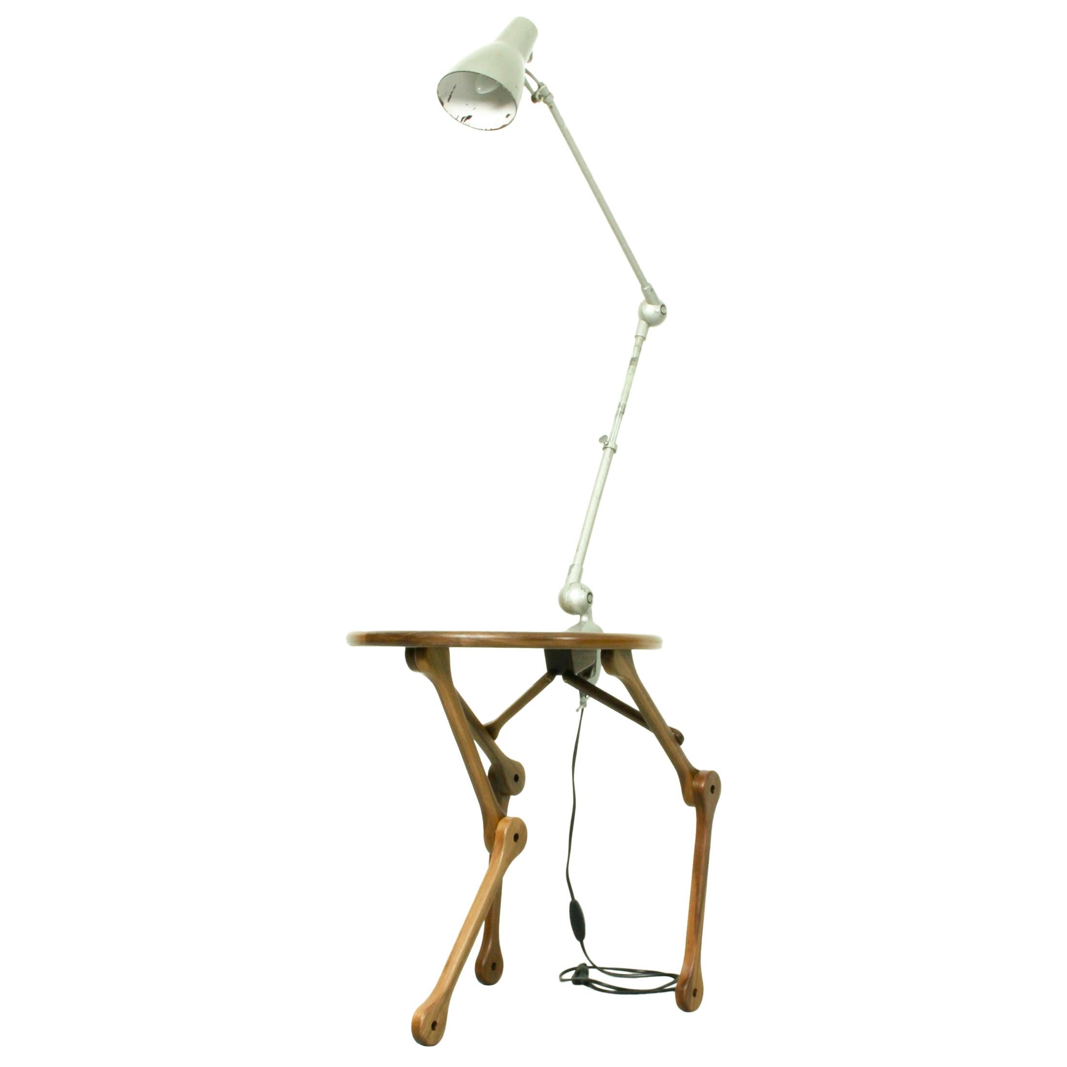 Cool and Funky Industrial Robotic Style Table Lamp For Sale