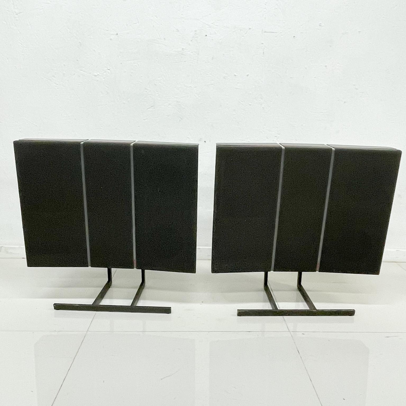 1980s B &O Bang Olufsen Speakers 6513 Red Line 60.2 Floor Pedestals  4