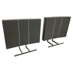 Speakers B &O Bang Olufsen des années 1980 6513 Red Line 60.2, piédestaux de sol