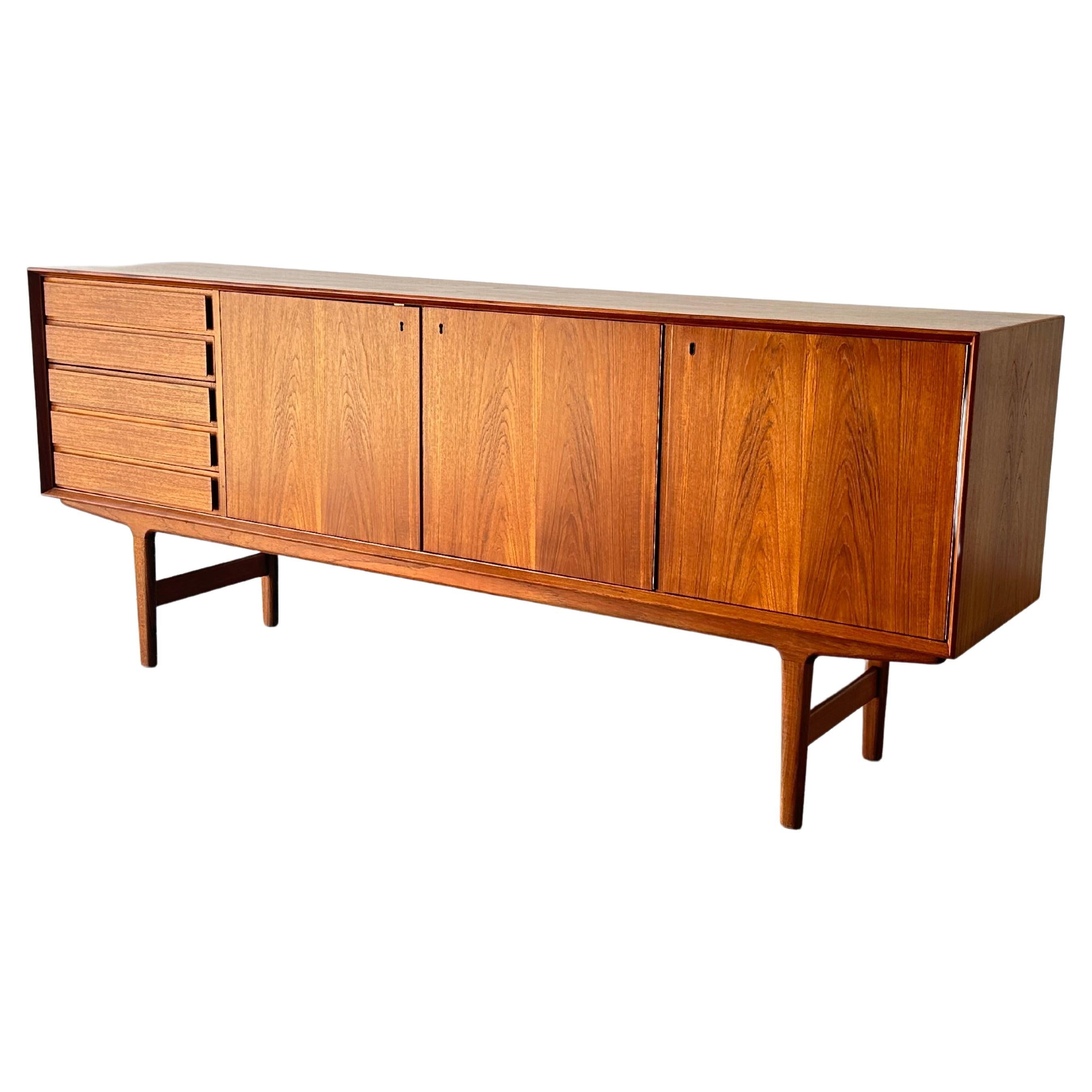 Danish Sideboard Credenza For Sale at 1stDibs