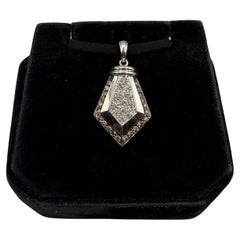 Cooler Diamant-Anhänger aus 10kt Weißgold - 0,35ctw HI I1 & Chocolate I1 Diamanten
