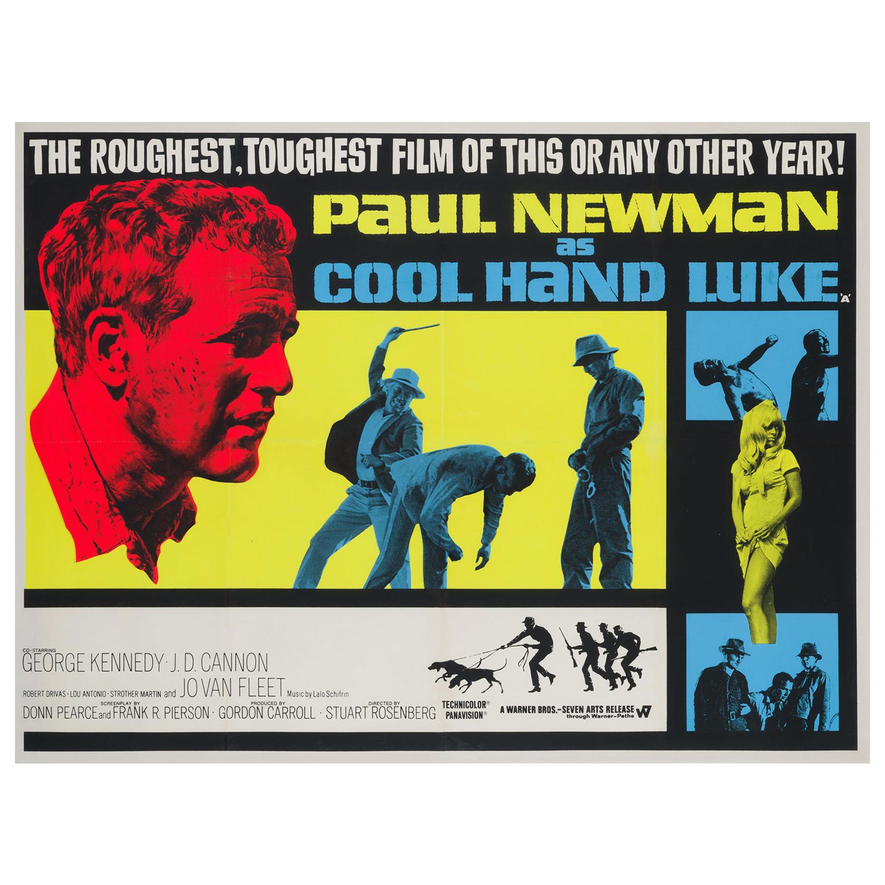 "Cool Hand Luke" UK Film Poster, 1967