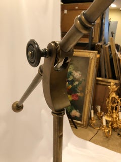 Cool Industrial Brass Adjustable Floor Lamp