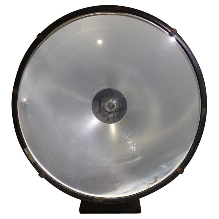 Cool Large French Floodlight / Projector Lamp, Mazda, Early 20th Century For Sale