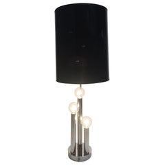 Cool Mad Men Mid-Century Modern Chrome Table Lamp