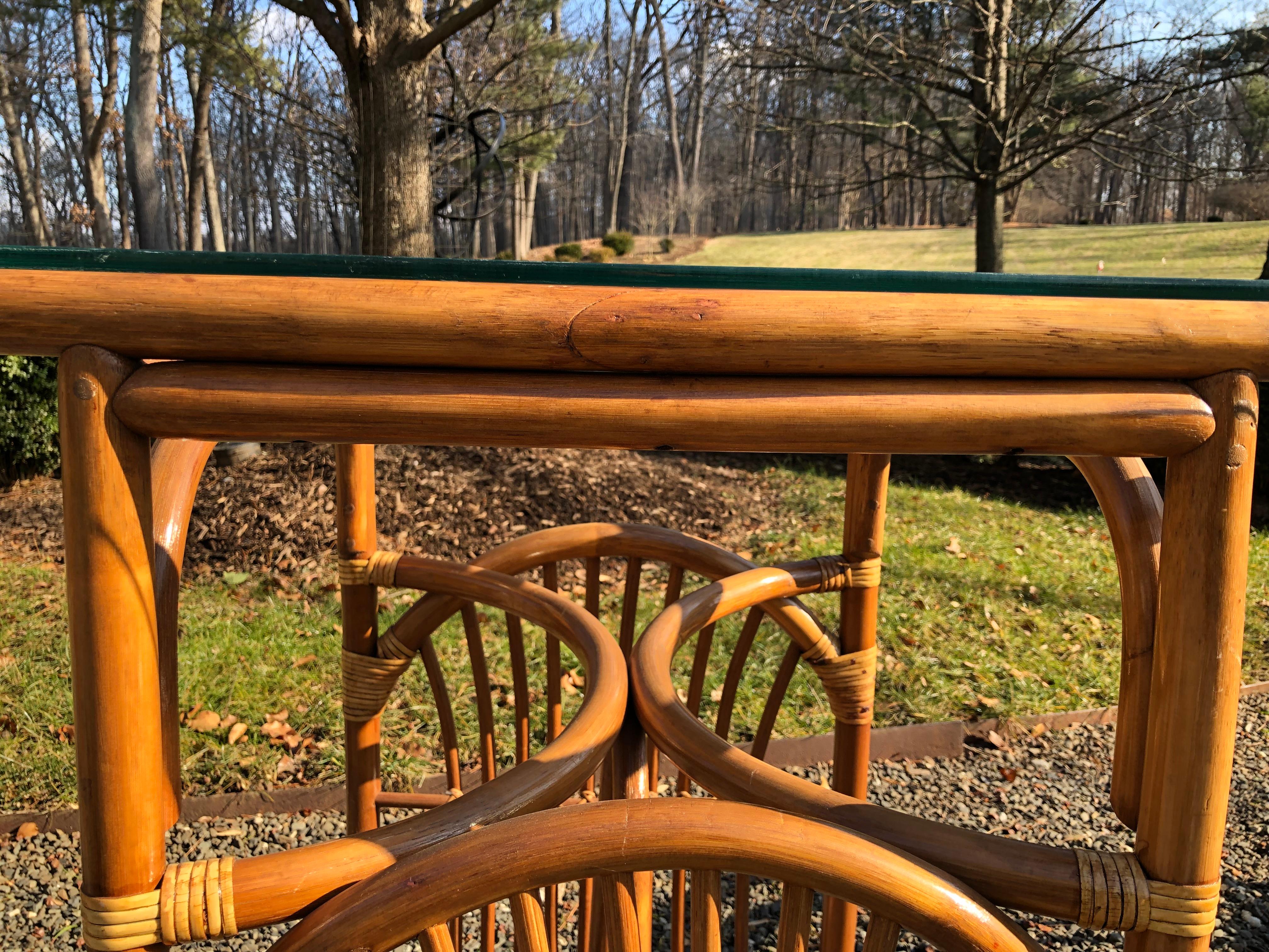 Cool Mid-Century Modern Bentwood and Rattan Dining Set 1