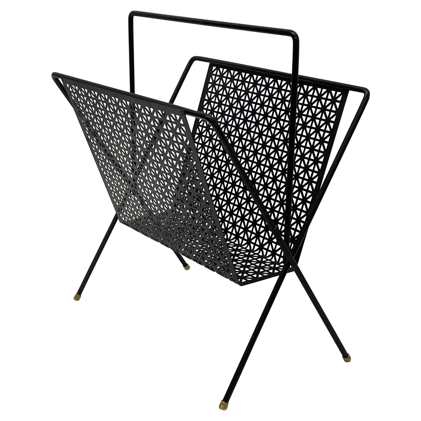 Porte-revues cool en fer noir The Moderns