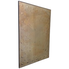 Cool Modern Polka Dot Ghosted French Mirror