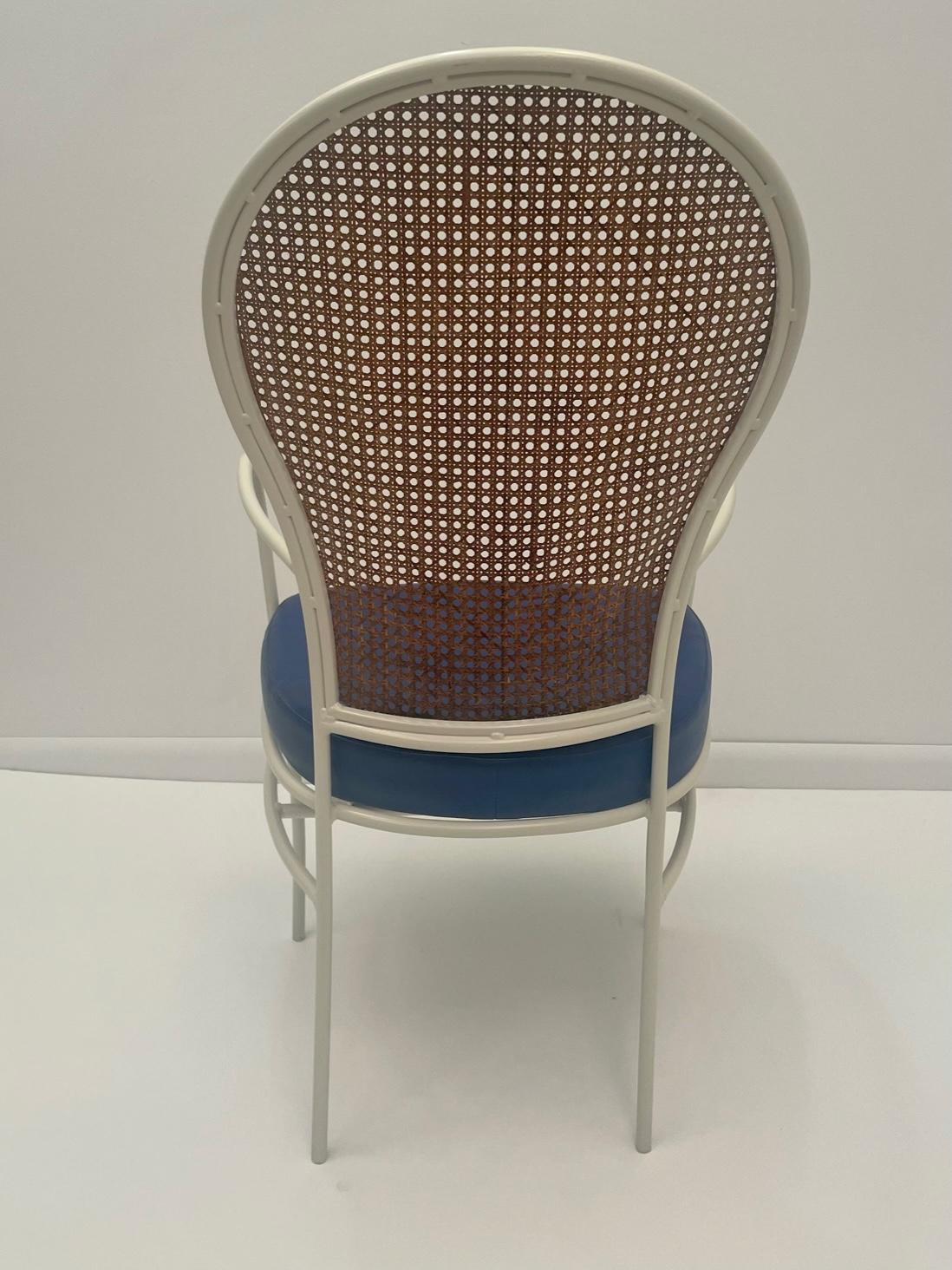 Cooles Paar Mid-Century-Sessel aus Eisen und Schilfrohr, Milo Baughman für Thayer Coggin im Zustand „Gut“ im Angebot in Hopewell, NJ