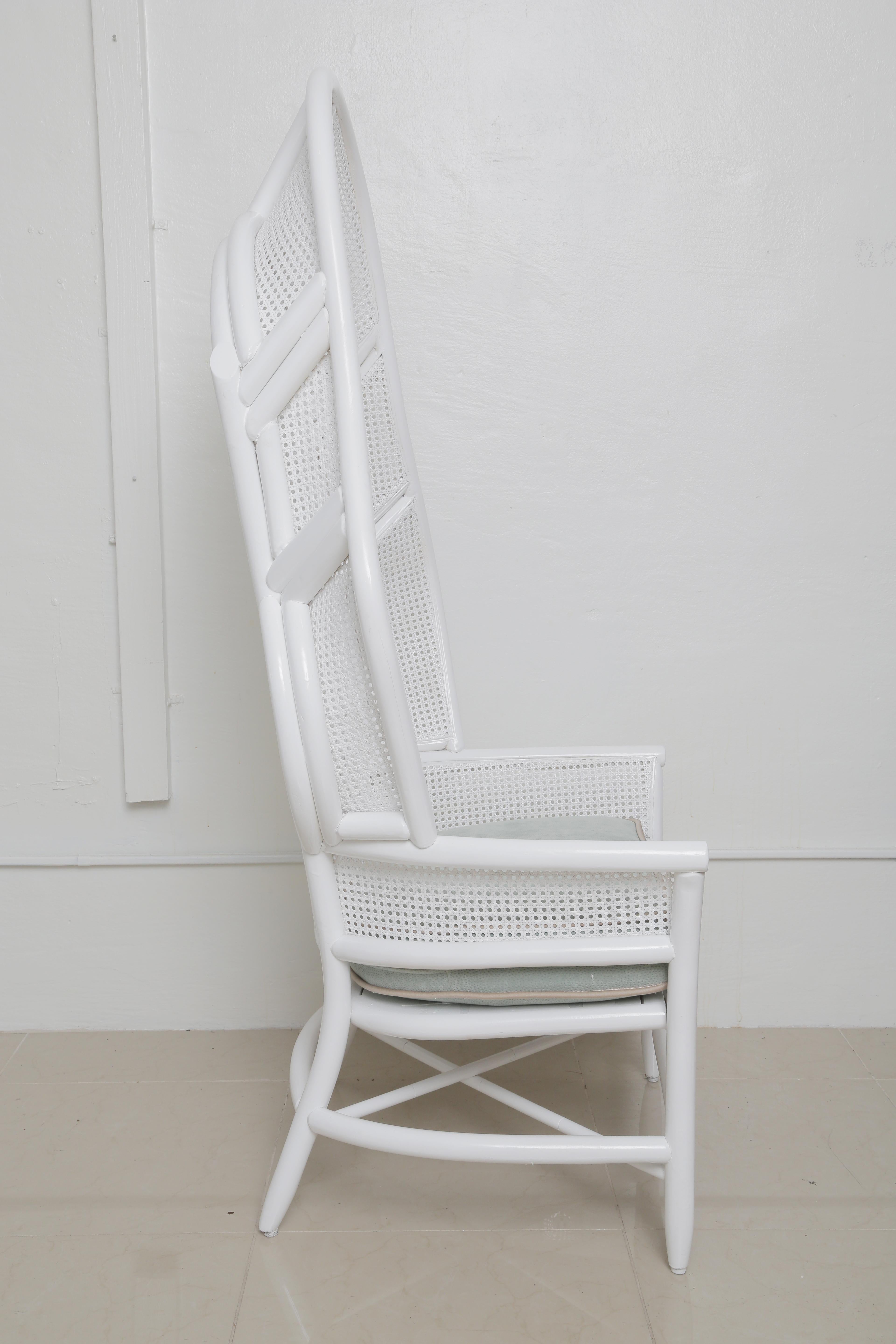 white vintage chair