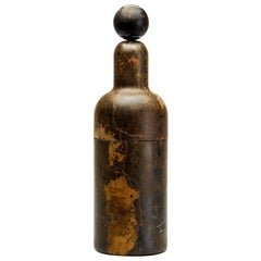 Coolers E, Bottle Cooler in Marble and Brass by Pietro Russo for Editions Milano