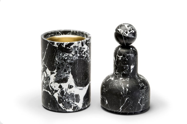 White & Black 'A' Wine Cooler by Editions Milano | SSENSE