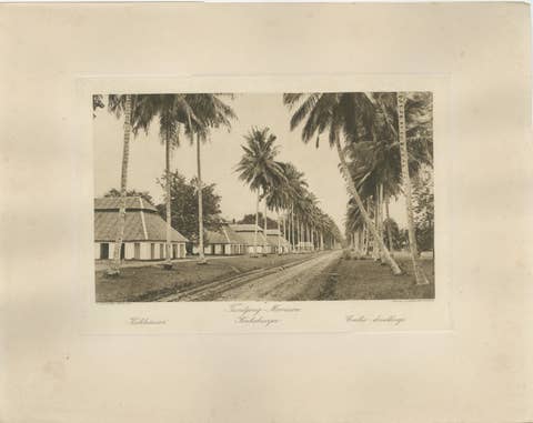 Coolie Dwellings – Tandjong-Morawa, Sumatra, Indonesia (Kleingrothe, c.1900)