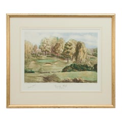 Coombe Hill Golf Club, the 9th Green, Golf Print, Bromley Daveport