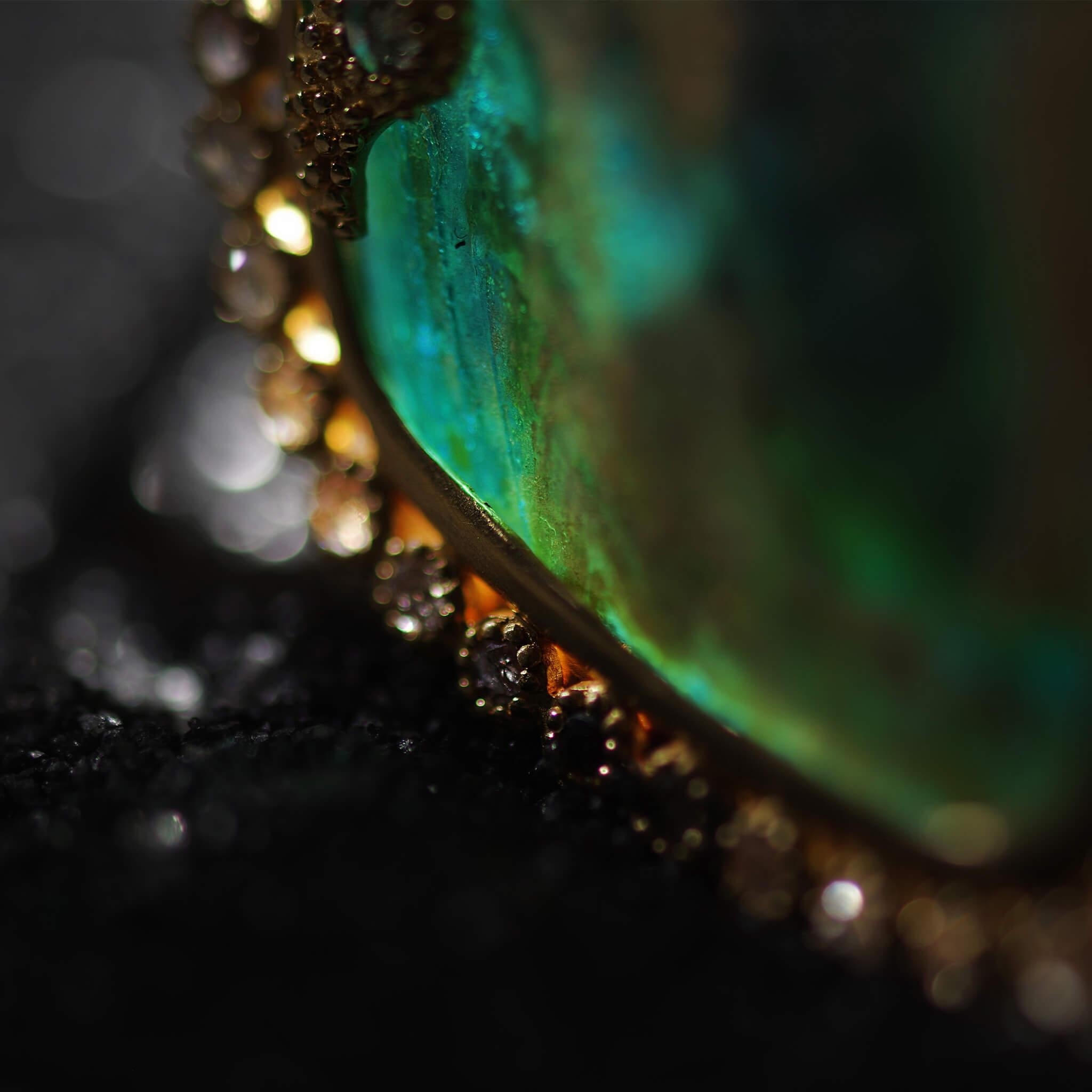 Coomi 20 Karat Gold antikes römisches Glas Diamant-Armband im Zustand „Neu“ im Angebot in Secaucus, NJ