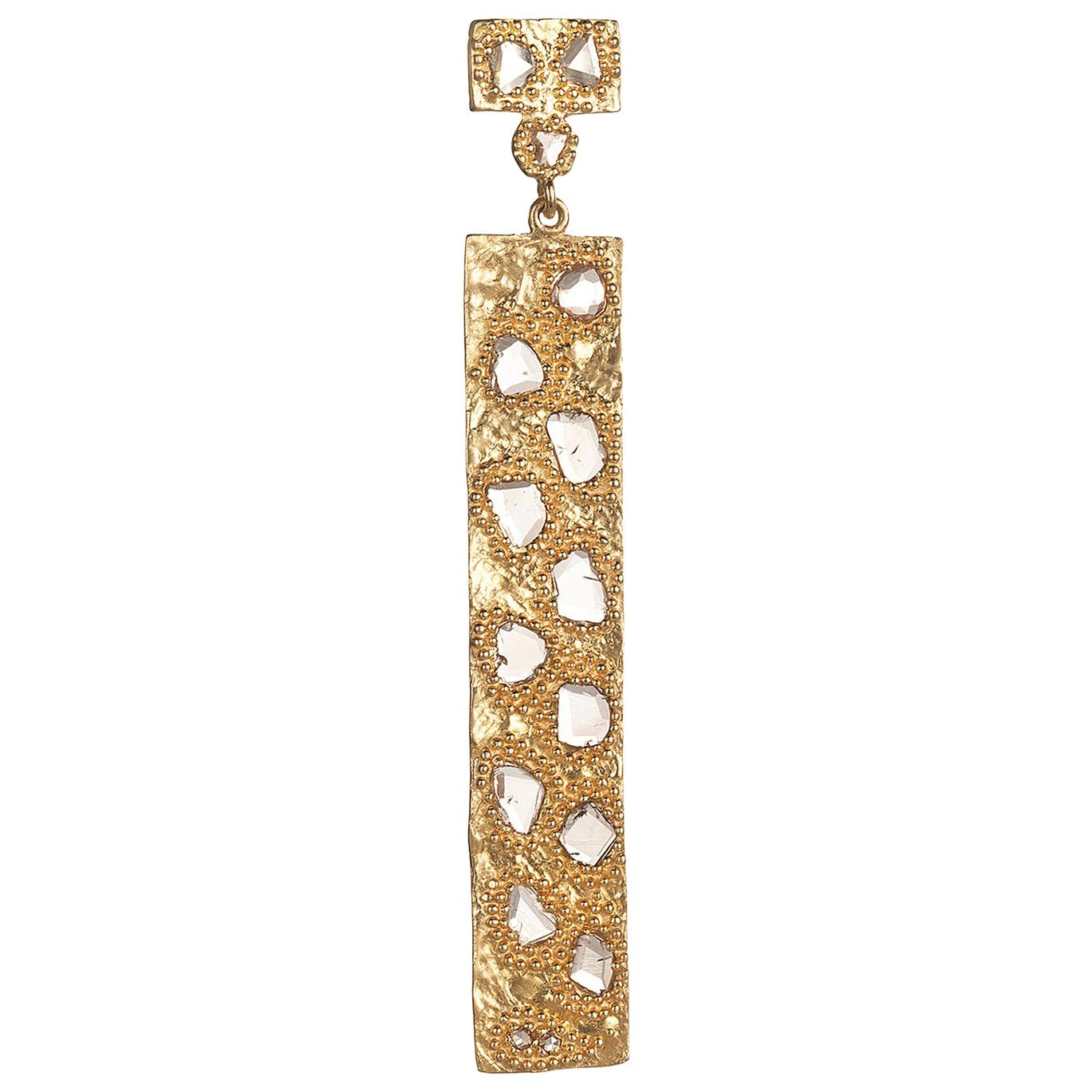 Coomi 20 Karat Gold Luminosity Diamond Pendant For Sale