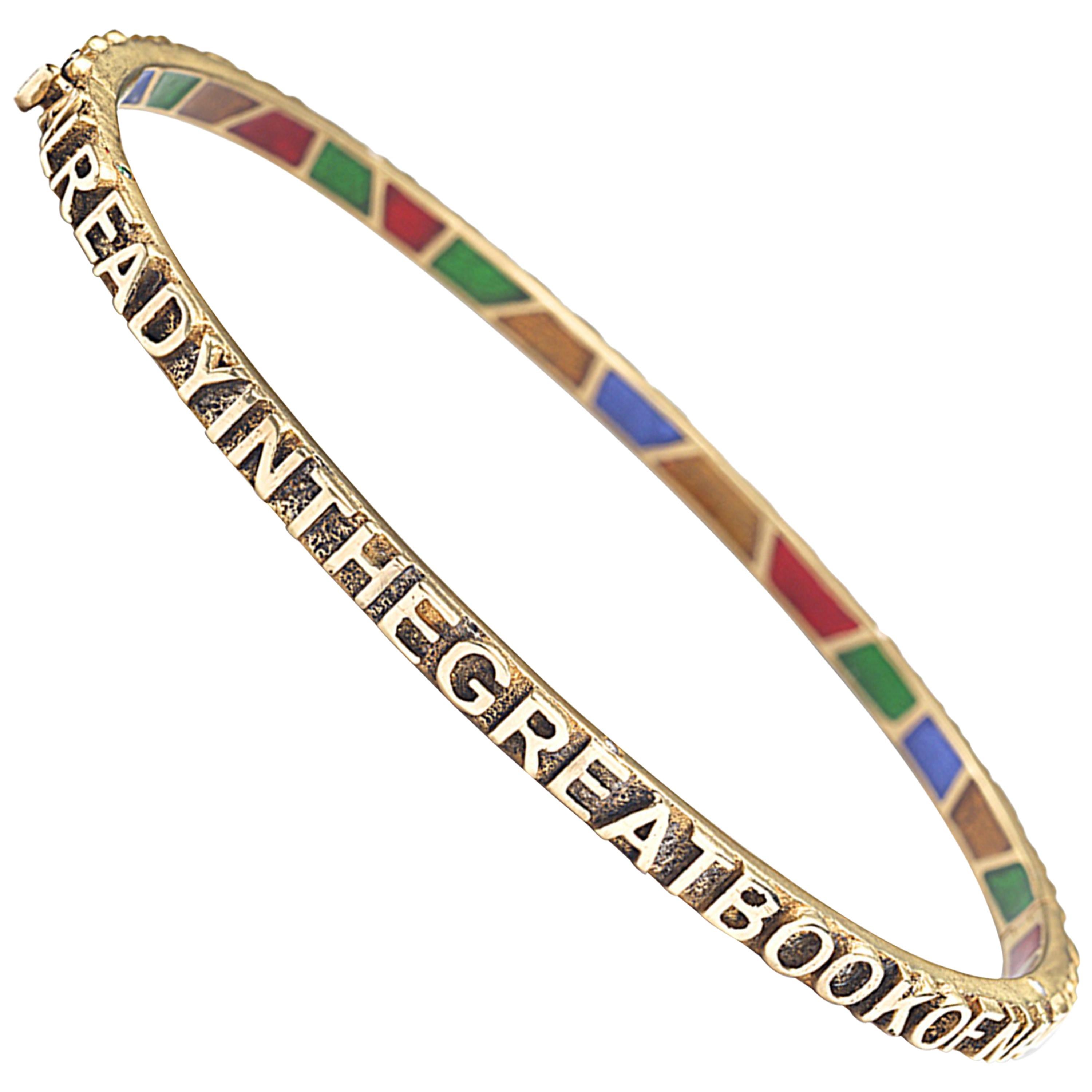 Coomi 20K Gold and Diamond Sagrada Bracelet For Sale