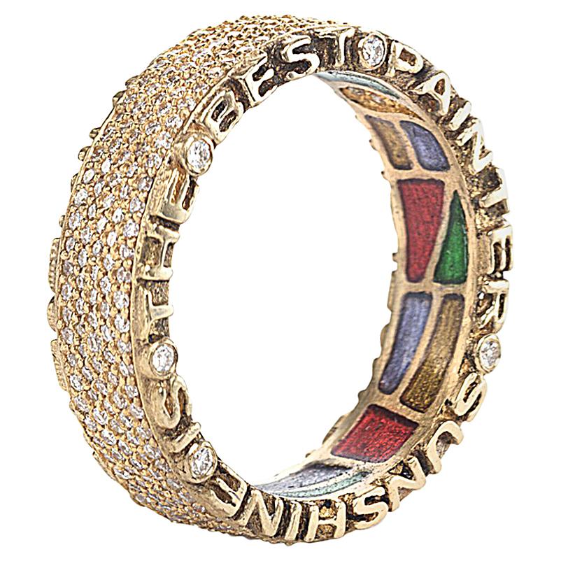 Coomi 20K Sagrada Pavé Diamond Band Ring For Sale