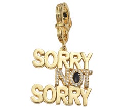 Coomi Pendentif « Sorry Not Sorry » en or 20 carats