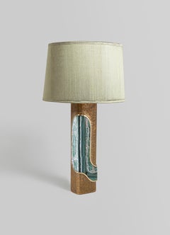 Coonoor Table Lamp A in Brass & Semi Precious Stone, Viya by Vikram Goyal
