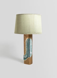 Coonoor Table Lamp B in Brass & Semi Precious Stone, Viya by Vikram Goyal
