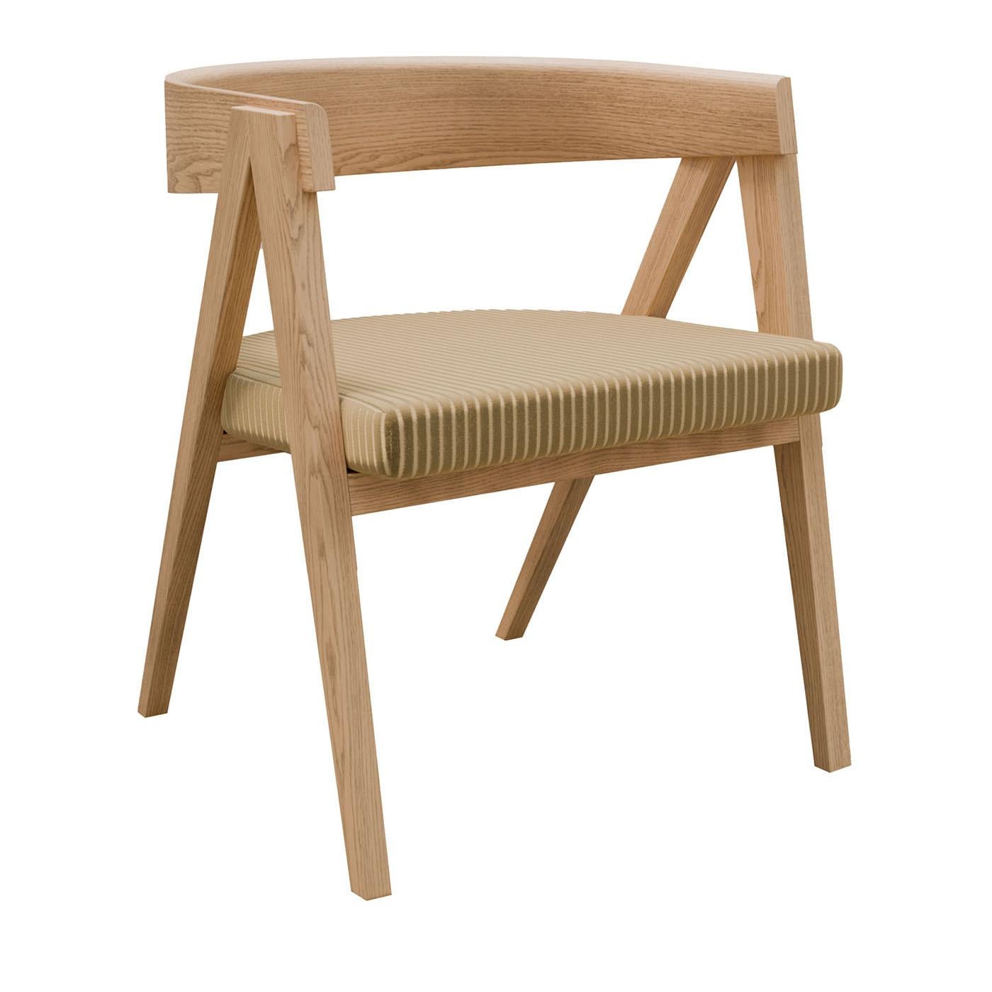 Contemporary Cooper Ash Wood Chair By MAAM For Sale