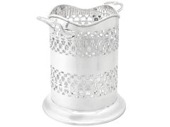 Cooper Brothers & Sons Antique Sterling Silver Bottle Coaster