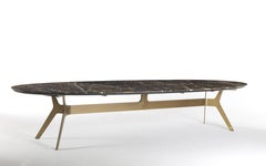 21st Century Cooper Dining Table with Marble by Roberto Cavalli Home Interiors