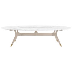 Cooper Dining Table with Marble Top by Roberto Cavalli Home Interiors