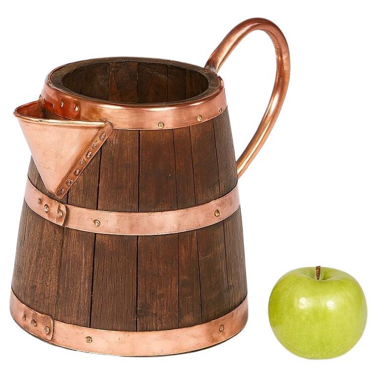 Coopered Cider Pitcher For Sale