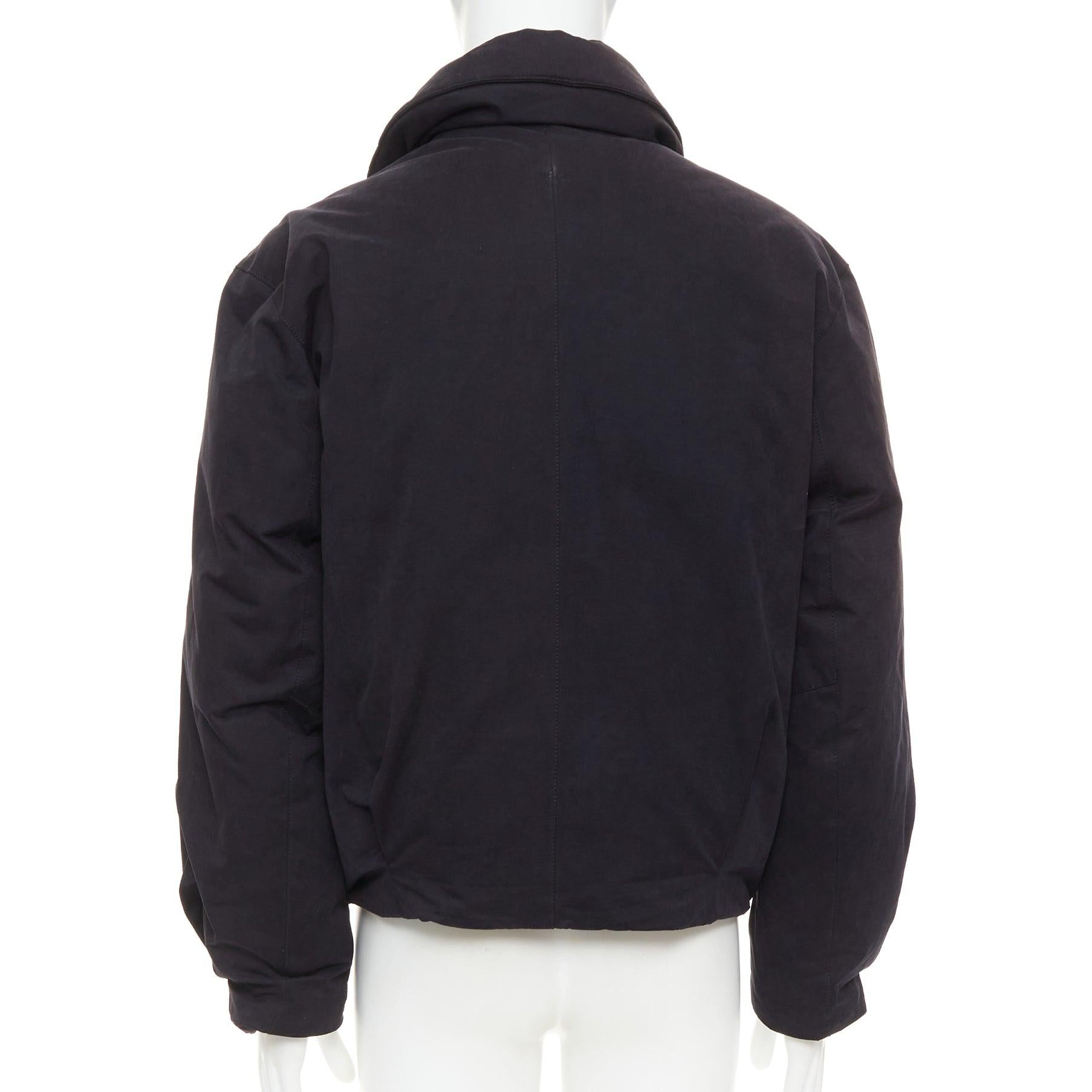 De los hombres COOR Corea Chaqueta Minimal Cara de pluma de pato en mezcla de algodón negro M en venta
