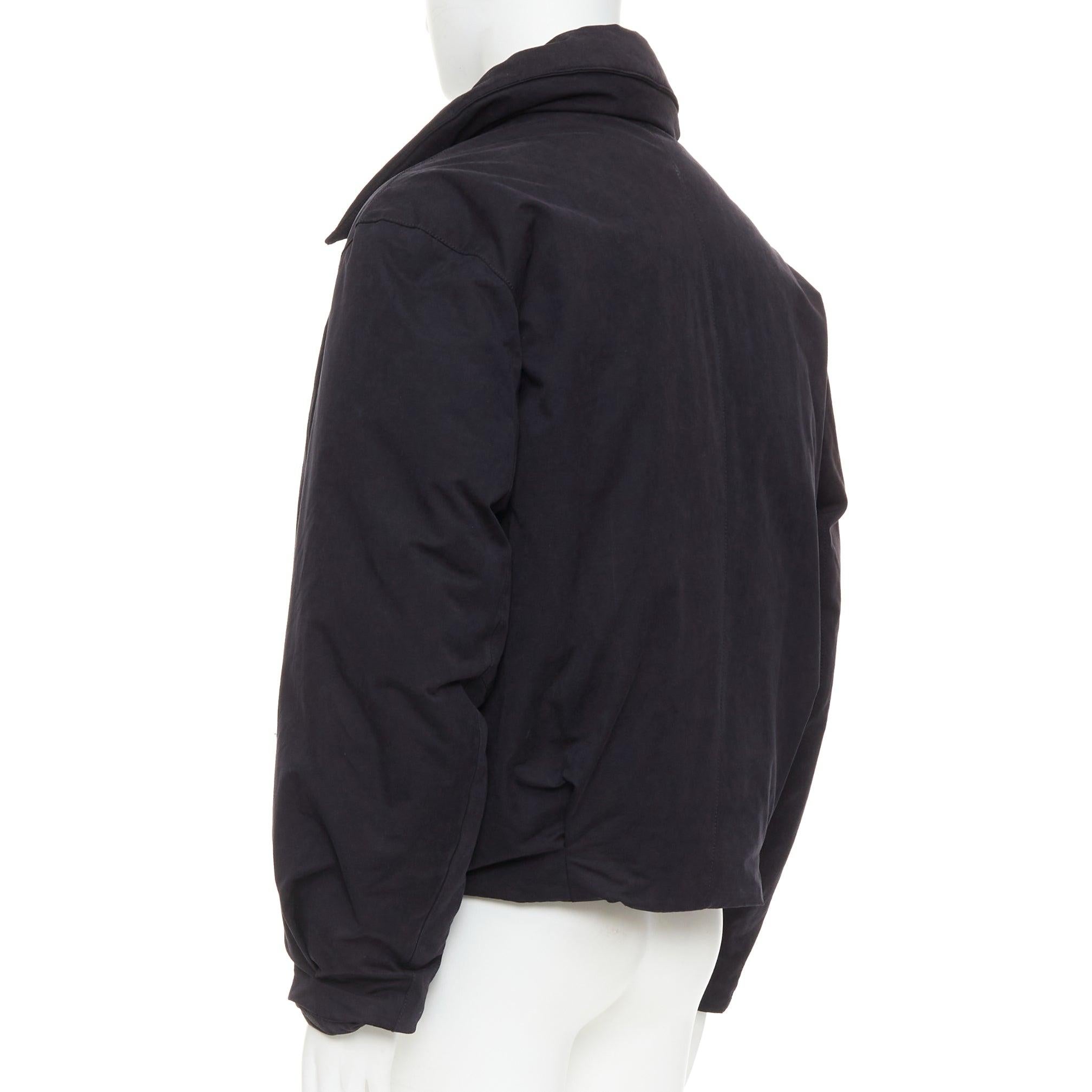 COOR Corea Chaqueta Minimal Cara de pluma de pato en mezcla de algodón negro M en venta 1