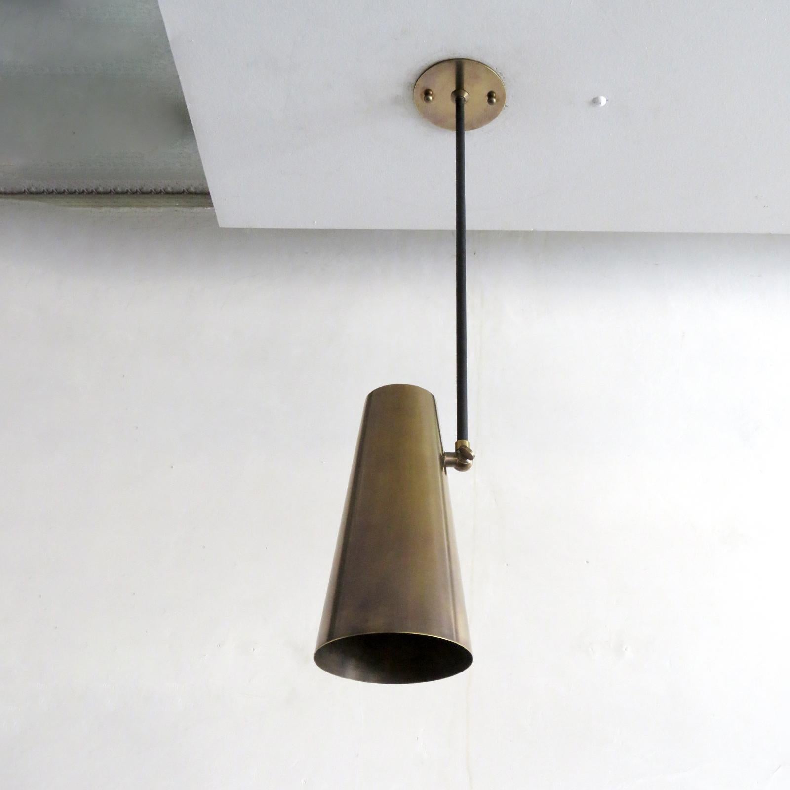 Organic Modern Copa Brass Ceiling Lights by Gallery L7