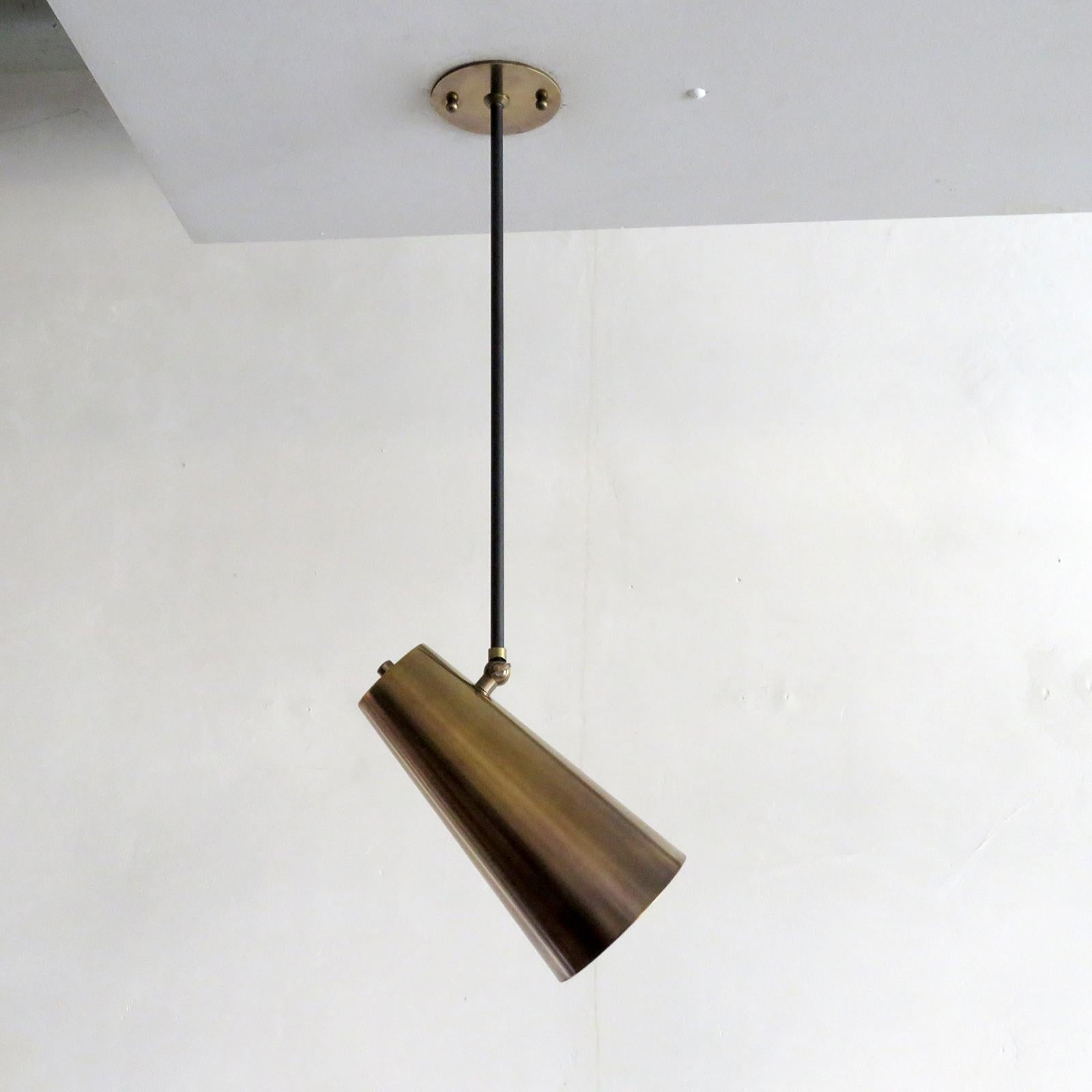 Enameled Copa Brass Ceiling Lights by Gallery L7 For Sale