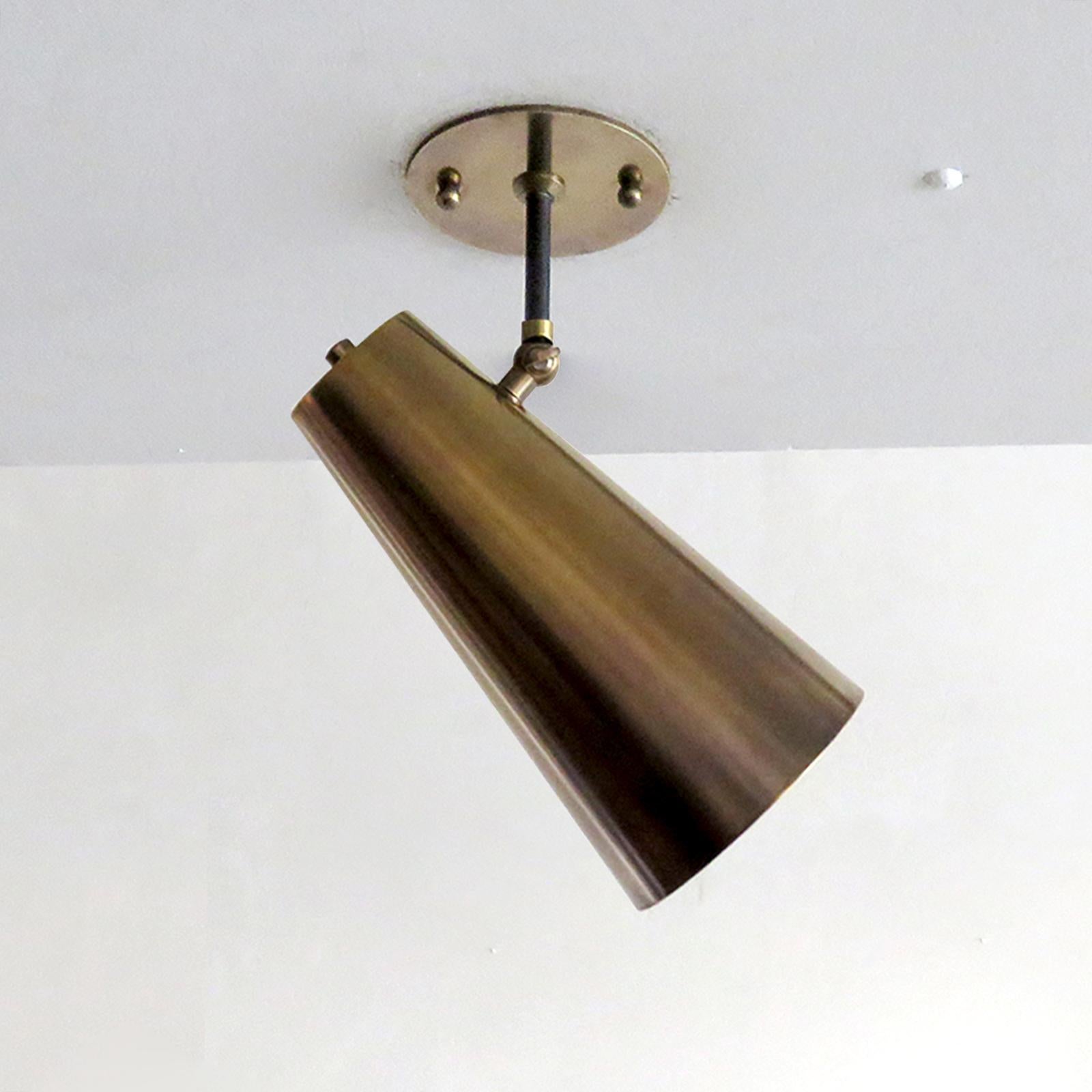 Copa Brass Ceiling Lights by Gallery L7 For Sale 1