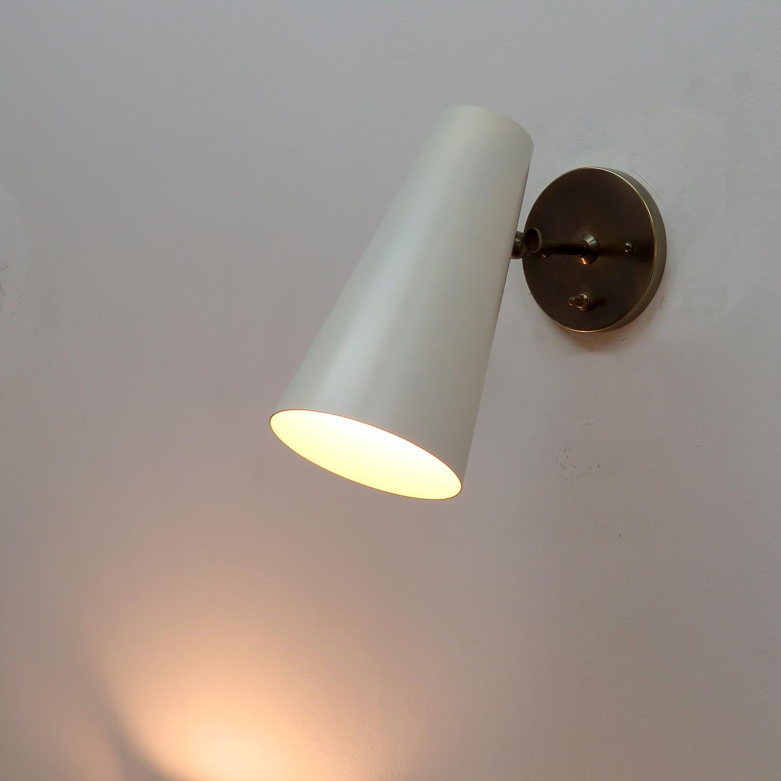 Brass Copa Wall Lights by Gallery L7 For Sale