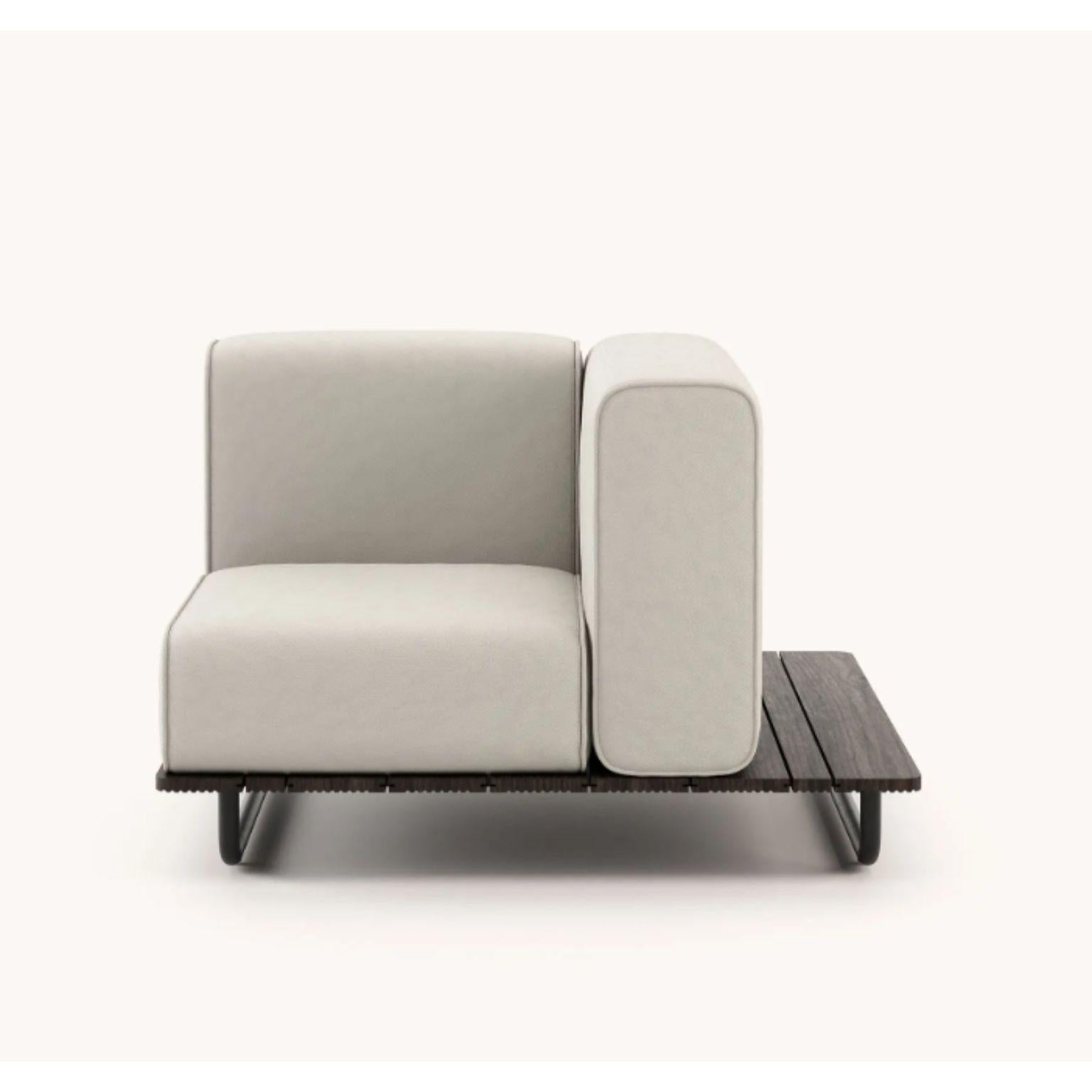 Contemporary Copacabana Armchair Right by Domkapa For Sale