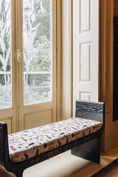 21st Century Copacabana Bench, Black Limed Oak by Duistt, by Duistt