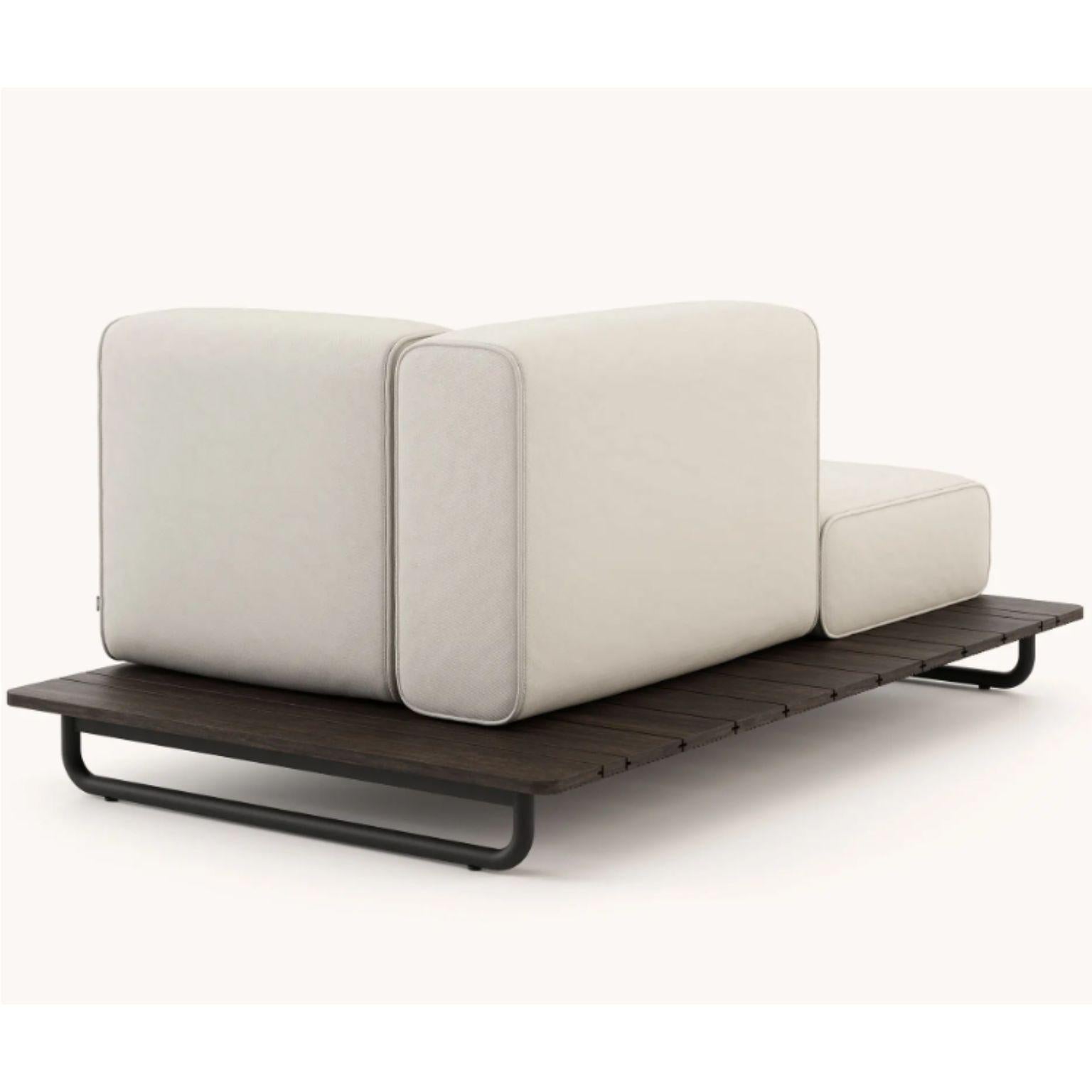 Acier inoxydable Chaise Copacabana à droite par Domkapa en vente