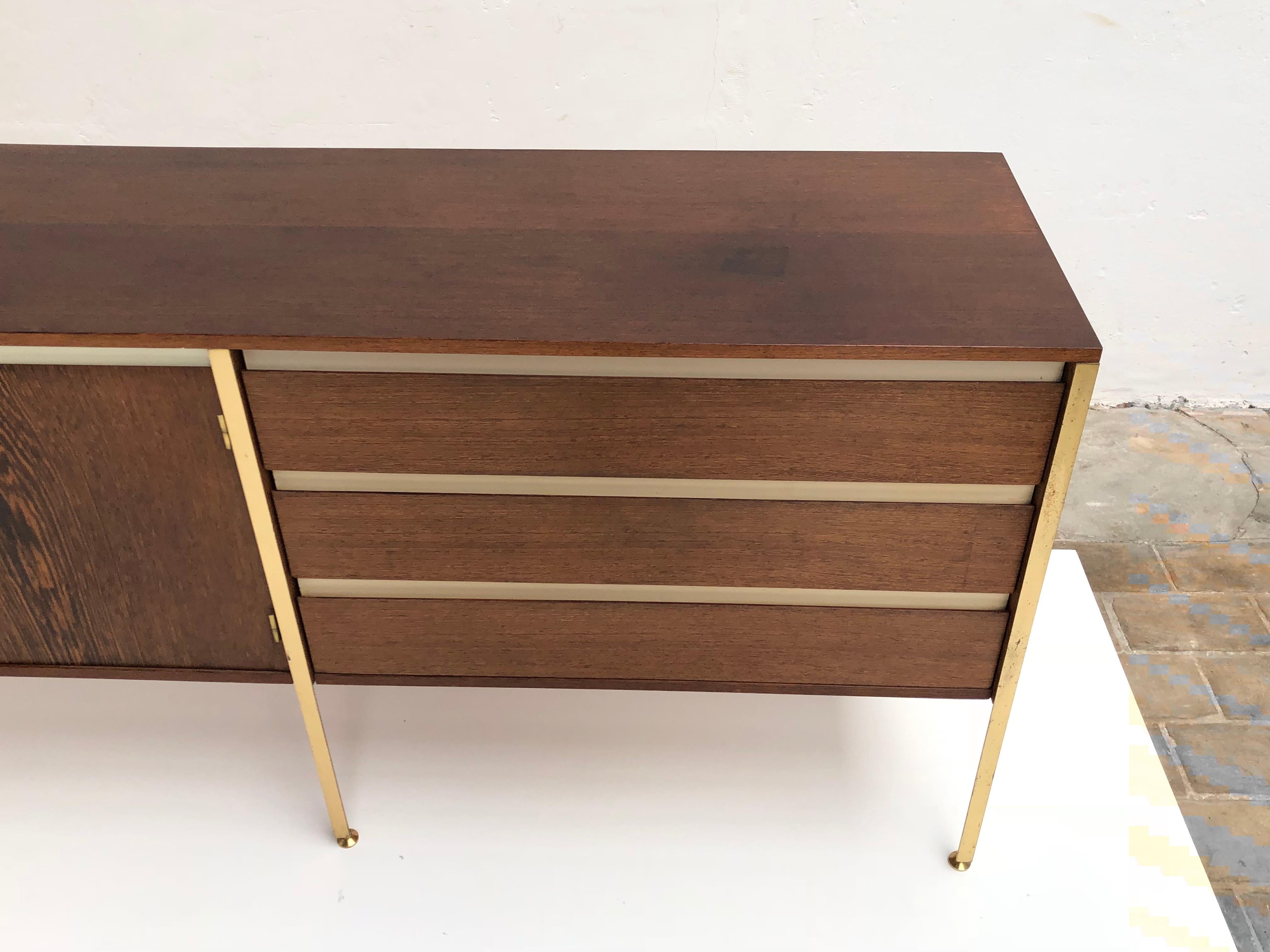 'Copal' Credenza in Panga Panga by Kho Liang le & Wim Crouwel for Fristho, 1960 1